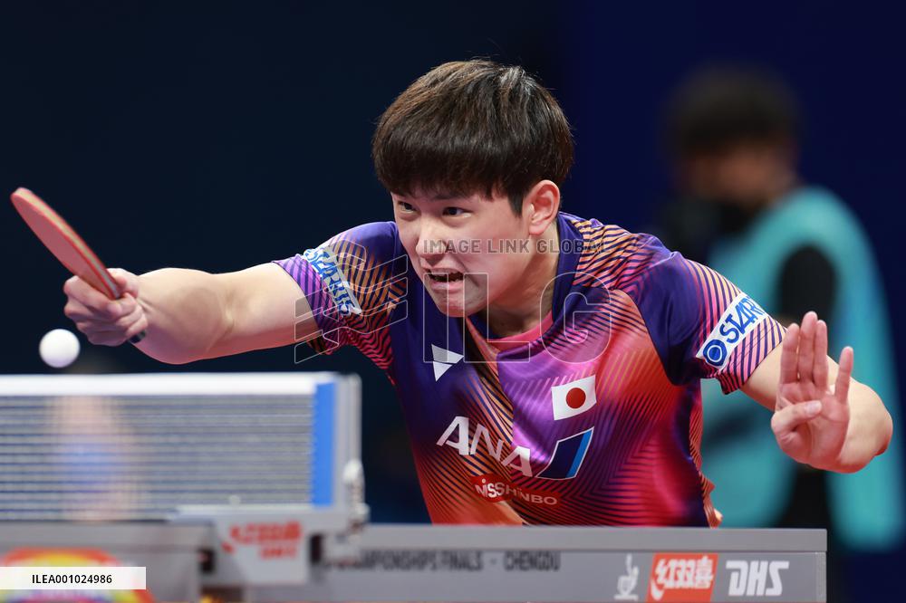 (SP)CHINA-CHENGDU-TABLE TENNIS-ITTF WORLD TEAM CHAMPIONSHIPS FINALS-MEN'S TEAM-QUARTERFINALS-JPN VS PRT (CN)