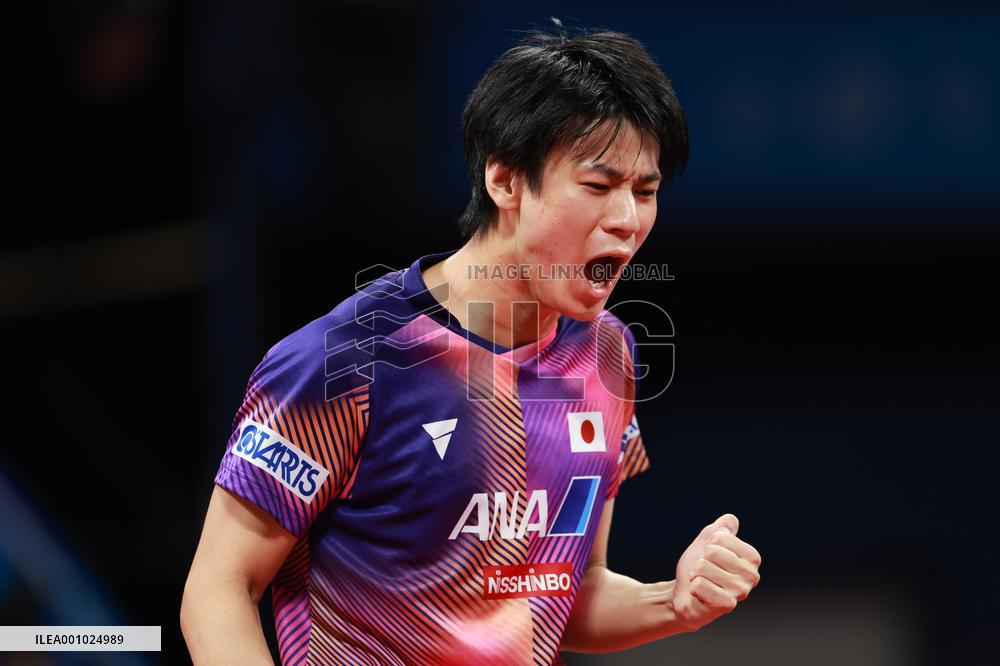 (SP)CHINA-CHENGDU-TABLE TENNIS-ITTF WORLD TEAM CHAMPIONSHIPS FINALS-MEN'S TEAM-QUARTERFINALS-JPN VS PRT (CN)
