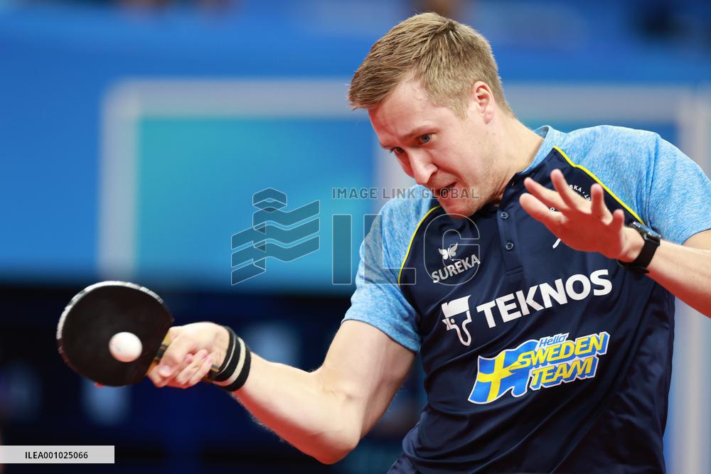 (SP)CHINA-CHENGDU-TABLE TENNIS-ITTF WORLD TEAM CHAMPIONSHIPS FINALS-MEN'S TEAM-QUARTERFINALS-CHN VS SWE