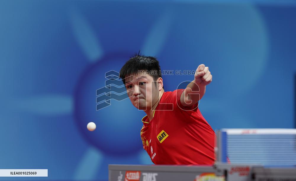 (SP)CHINA-CHENGDU-TABLE TENNIS-ITTF WORLD TEAM CHAMPIONSHIPS FINALS-MEN'S TEAM-QUARTERFINALS-CHN VS SWE