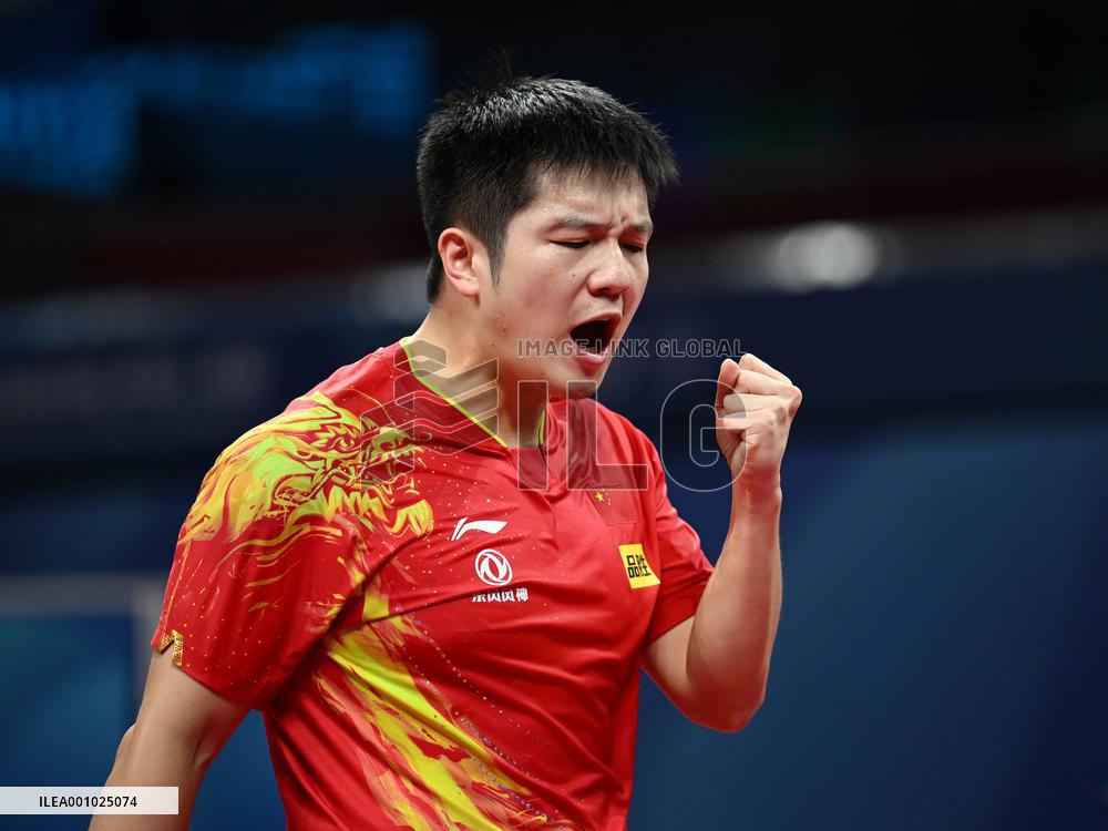 (SP)CHINA-CHENGDU-TABLE TENNIS-ITTF WORLD TEAM CHAMPIONSHIPS FINALS-MEN'S TEAM-QUARTERFINALS-CHN VS SWE