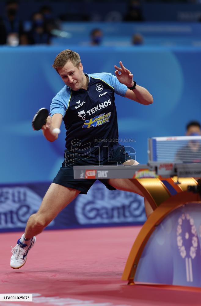(SP)CHINA-CHENGDU-TABLE TENNIS-ITTF WORLD TEAM CHAMPIONSHIPS FINALS-MEN'S TEAM-QUARTERFINALS-CHN VS SWE