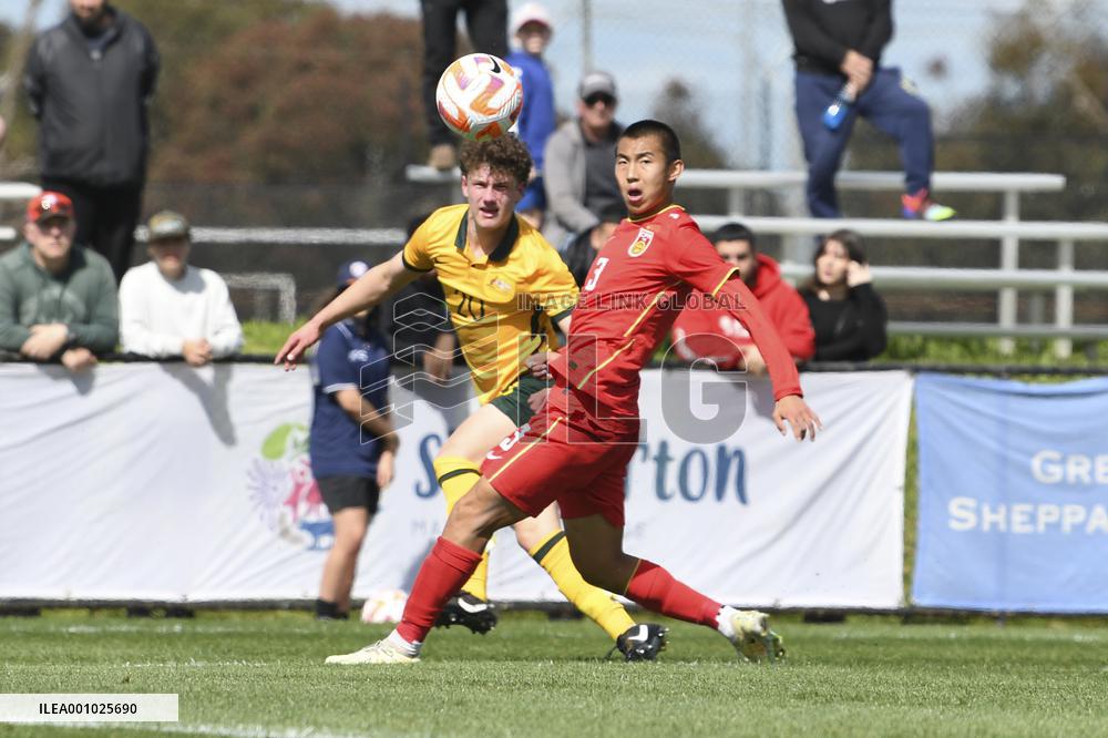 (SP)AUSTRALIA-SYDNEY-FOOTBALL-AFC U17 ASIAN CUP-QUALIFIERS-CHN VS AUS