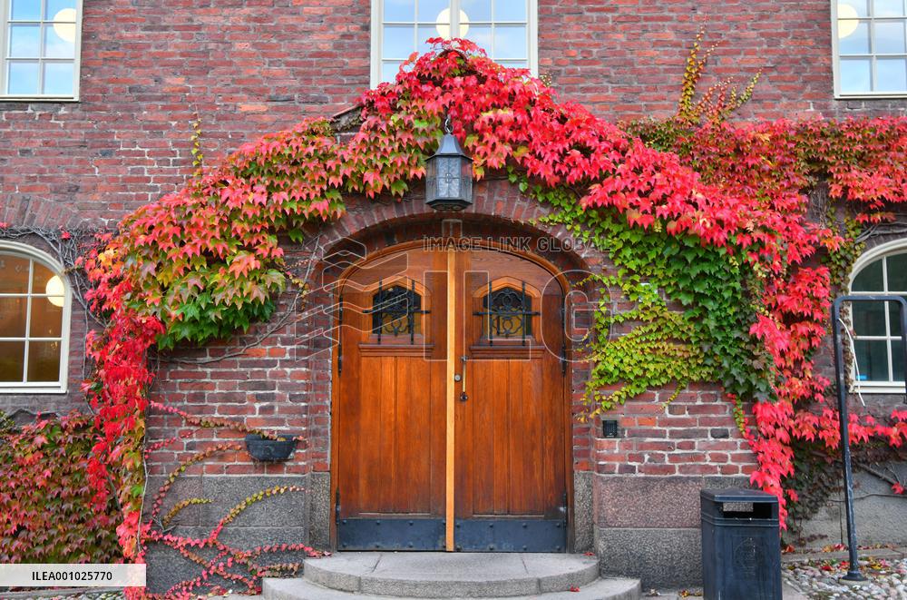 SWEDEN-STOCKHOLM-AUTUMN-SCENERY