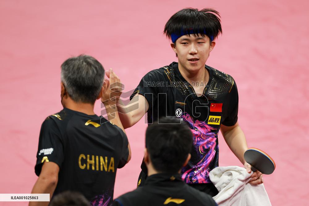(SP)CHINA-CHENGDU-TABLE TENNIS-ITTF WORLD TEAM CHAMPIONSHIPS FINALS-MEN'S TEAMS-FINAL (CN)