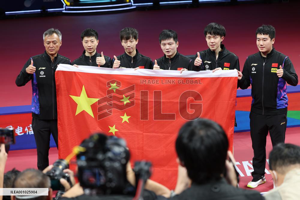 (SP)CHINA-CHENGDU-TABLE TENNIS-ITTF WORLD TEAM CHAMPIONSHIPS FINALS-MEN'S TEAMS-FINAL (CN)