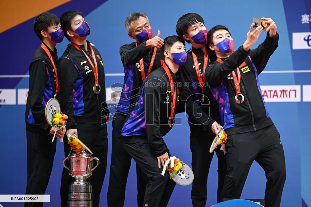 (SP)CHINA-CHENGDU-TABLE TENNIS-ITTF WORLD TEAM CHAMPIONSHIPS FINALS-MEN'S TEAMS-FINAL (CN)