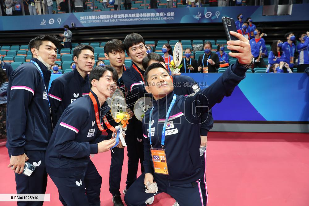 (SP)CHINA-CHENGDU-TABLE TENNIS-ITTF WORLD TEAM CHAMPIONSHIPS FINALS-MEN'S TEAMS-FINAL (CN)