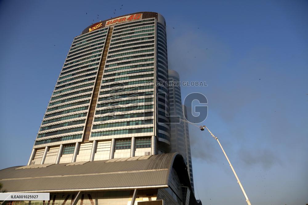 PAKISTAN-ISLAMABAD-BUILDING-FIRE
