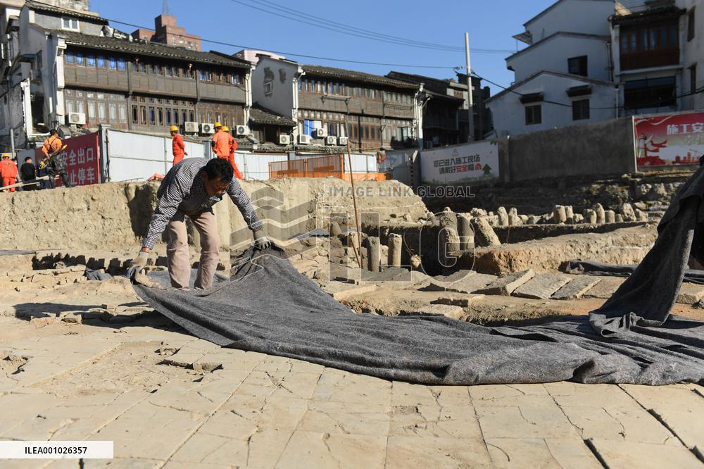 CHINA-ZHEJIANG-WENZHOU-SHUOMEN ANCIENT PORT-RUINS (CN)