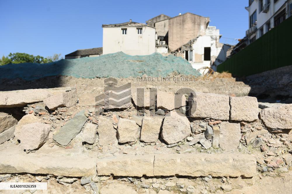 CHINA-ZHEJIANG-WENZHOU-SHUOMEN ANCIENT PORT-RUINS (CN)