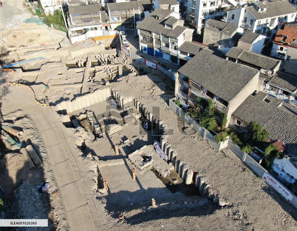 CHINA-ZHEJIANG-WENZHOU-SHUOMEN ANCIENT PORT-RUINS (CN)