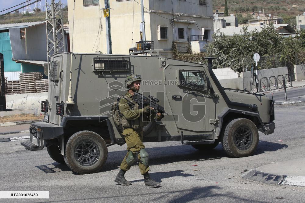 MIDEAST-NABLUS-ISRAELI-SOLDIER-KILLED