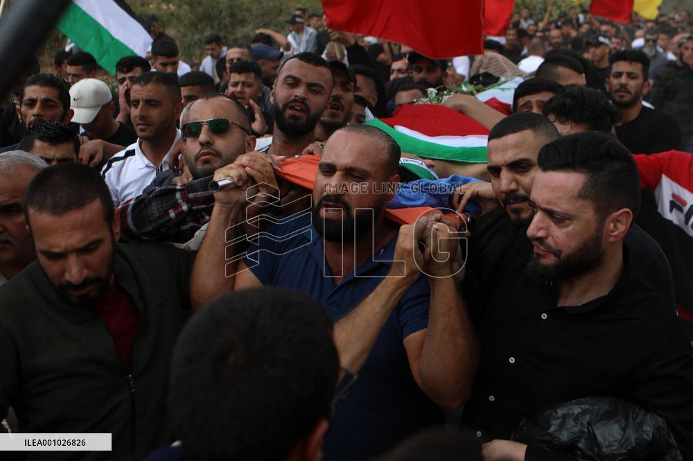 MIDEAST-HEBRON-FUNERAL