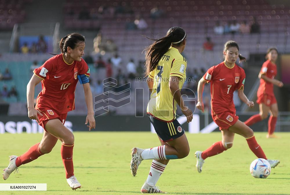 (SP)INDIA-NAVI MUMBAI-U17 WOMEN'S WORLD CUP-CHINA VS COLOMBIA