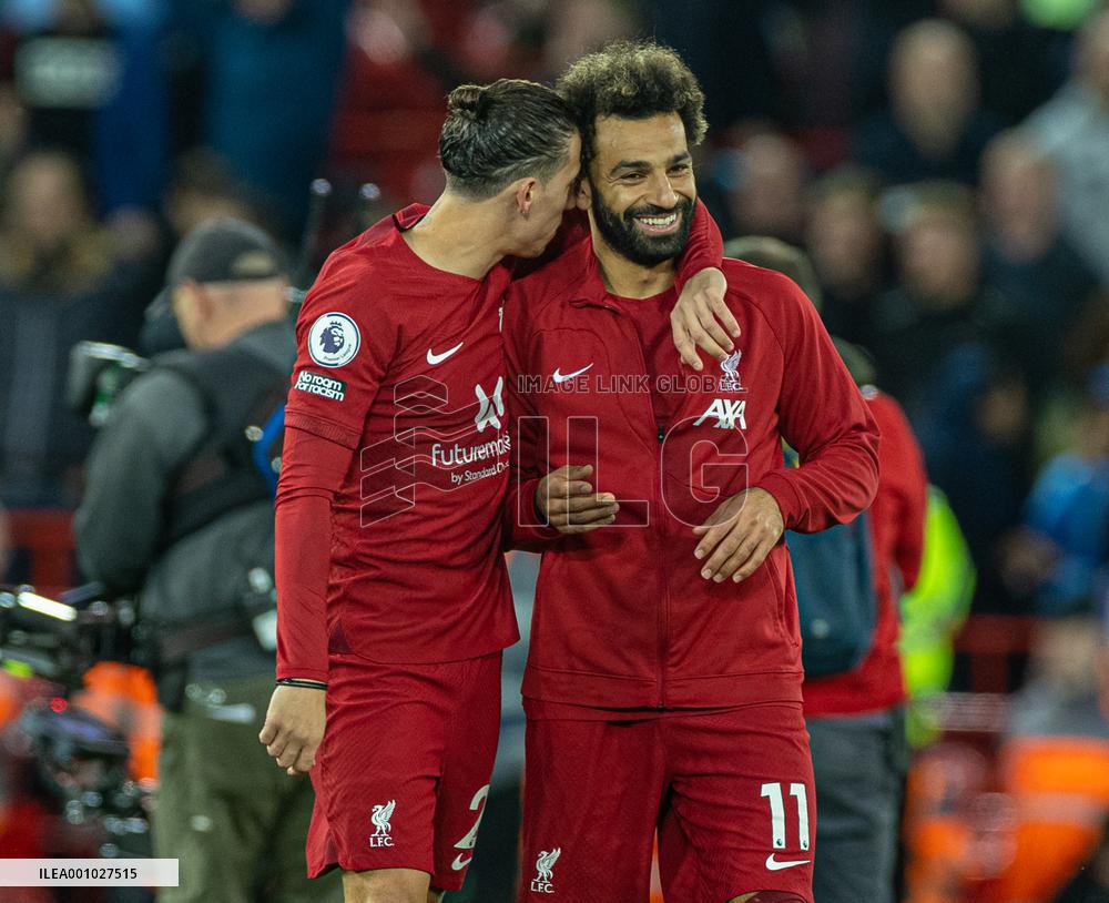 (SP)BRITAIN-LONDON-FOOTBALL-PREMIER LEAGUE-LIVERPOOL VS MANCHESTER CITY