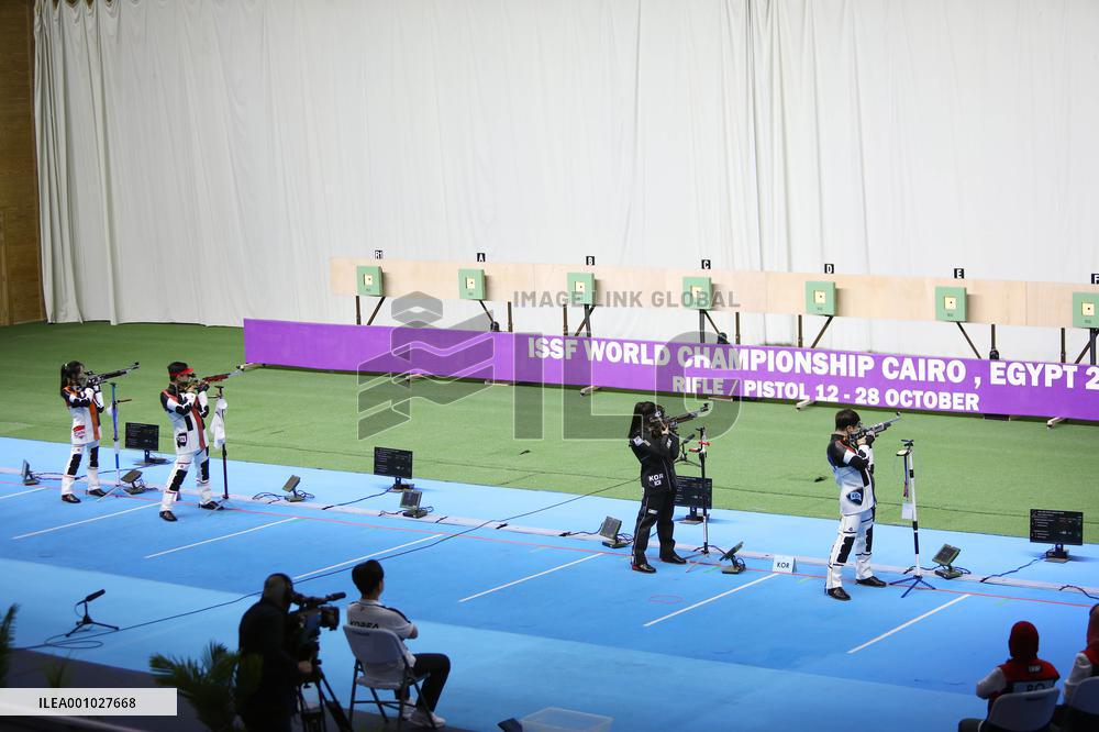 (SP)EGYPT-CAIRO-SHOOTING-ISSF WORLD CHAMPIONSHIP-10M AIR RIFLE MIXED TEAM