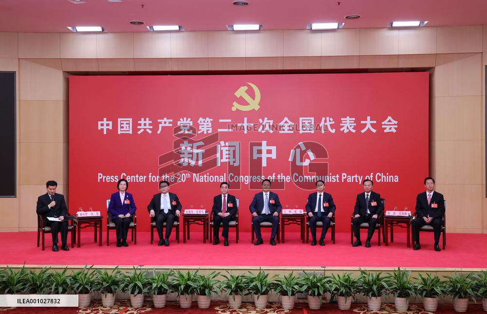 (CPC Congress)CHINA-BEIJING-CPC NATIONAL CONGRESS-GROUP INTERVIEW (CN)