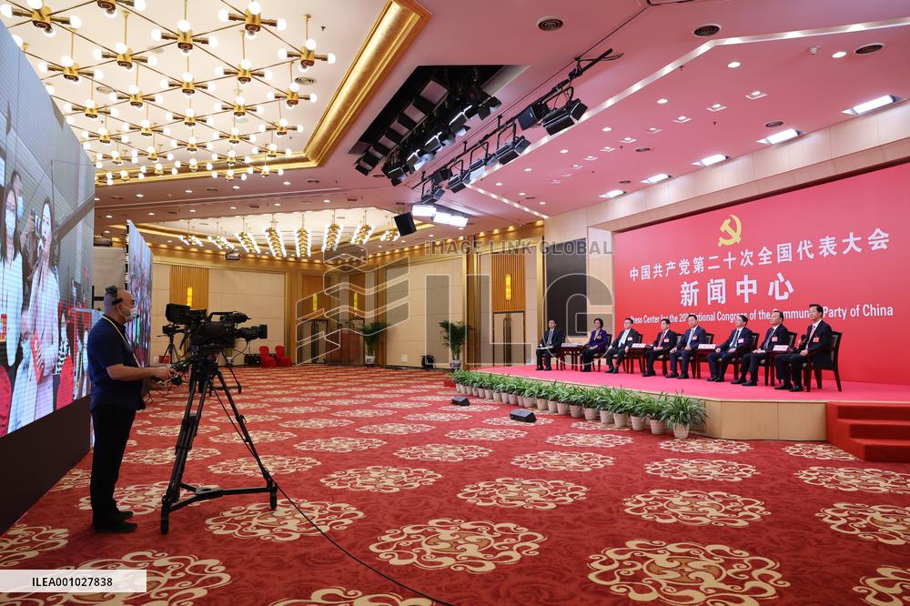 (CPC Congress)CHINA-BEIJING-CPC NATIONAL CONGRESS-GROUP INTERVIEW (CN)