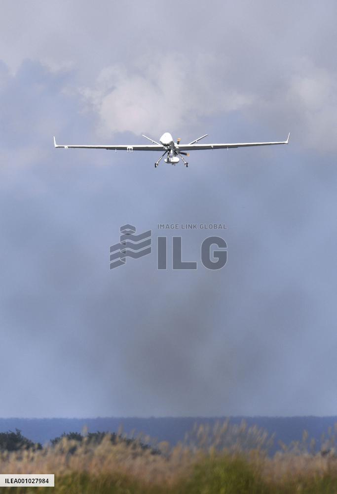 Japan Coast Guard drone begins operation