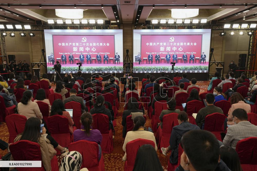 (CPC Congress)CHINA-BEIJING-CPC NATIONAL CONGRESS-GROUP INTERVIEW (CN)