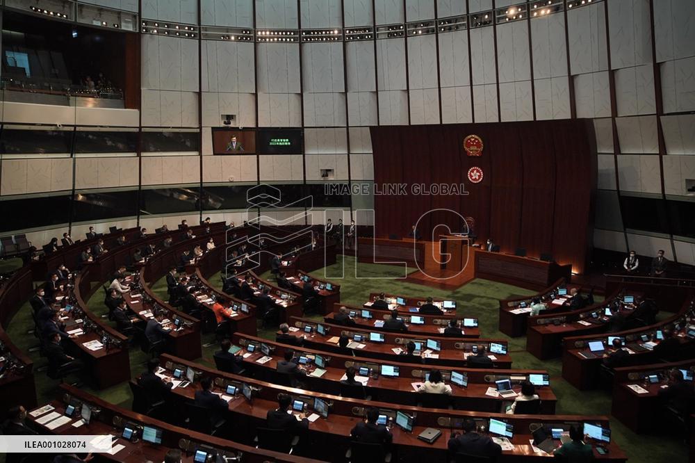 CHINA-HONG KONG-JOHN LEE-POLICY ADDRESS (CN)