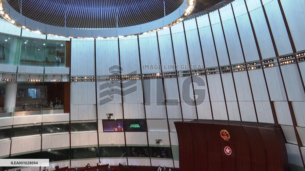 HKSAR chief executive John Lee delivers first policy address