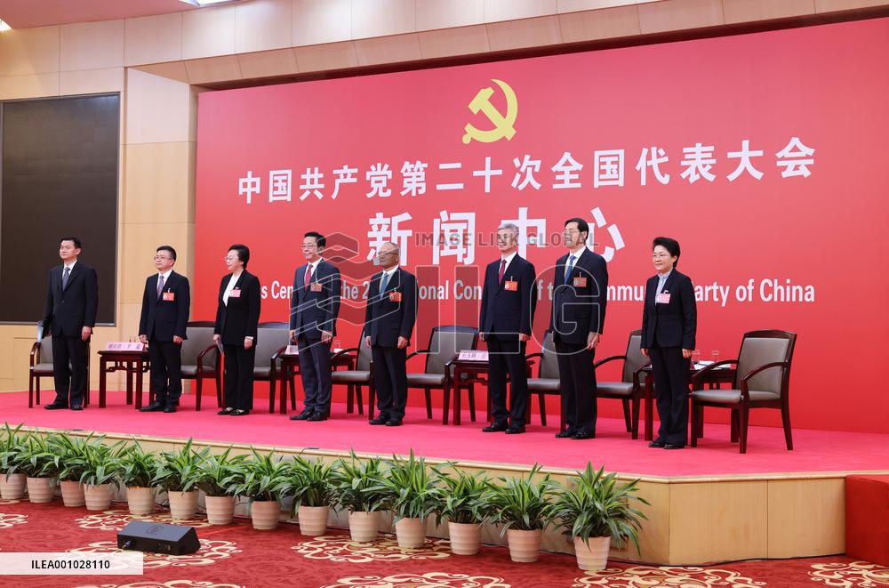 (CPC Congress)CHINA-BEIJING-CPC NATIONAL CONGRESS-GROUP INTERVIEW (CN)