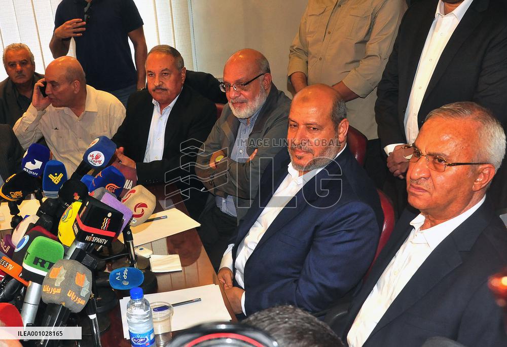 SYRIA-DAMASCUS-PALESTINIAN-HAMAS-OFFICIAL-VISIT