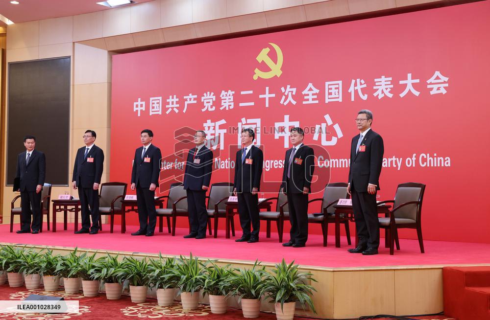 (CPC Congress)CHINA-BEIJING-CPC NATIONAL CONGRESS-GROUP INTERVIEW (CN)