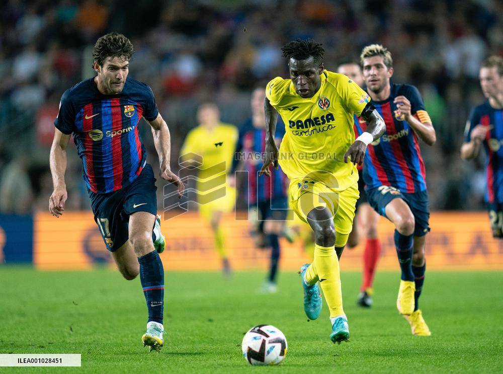(SP)SPAIN-BARCELONA-FOOTBALL-SPANISH LEAGUE-FC BARCELONA VS VILLAREAL CF