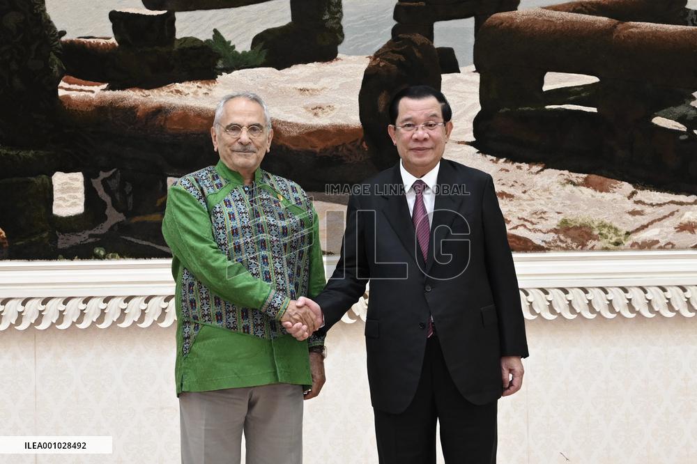 CAMBODIA-PHNOM PENH-TIMOR-LESTE-SIGNING CEREMONY