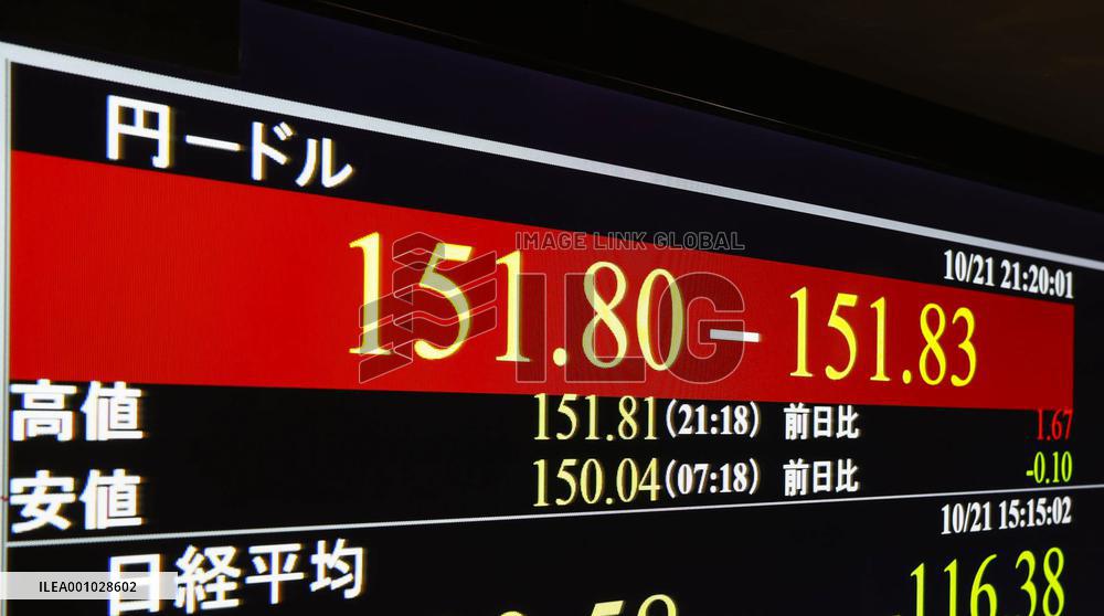 Yen tumbles to 151 zone vs. dollar