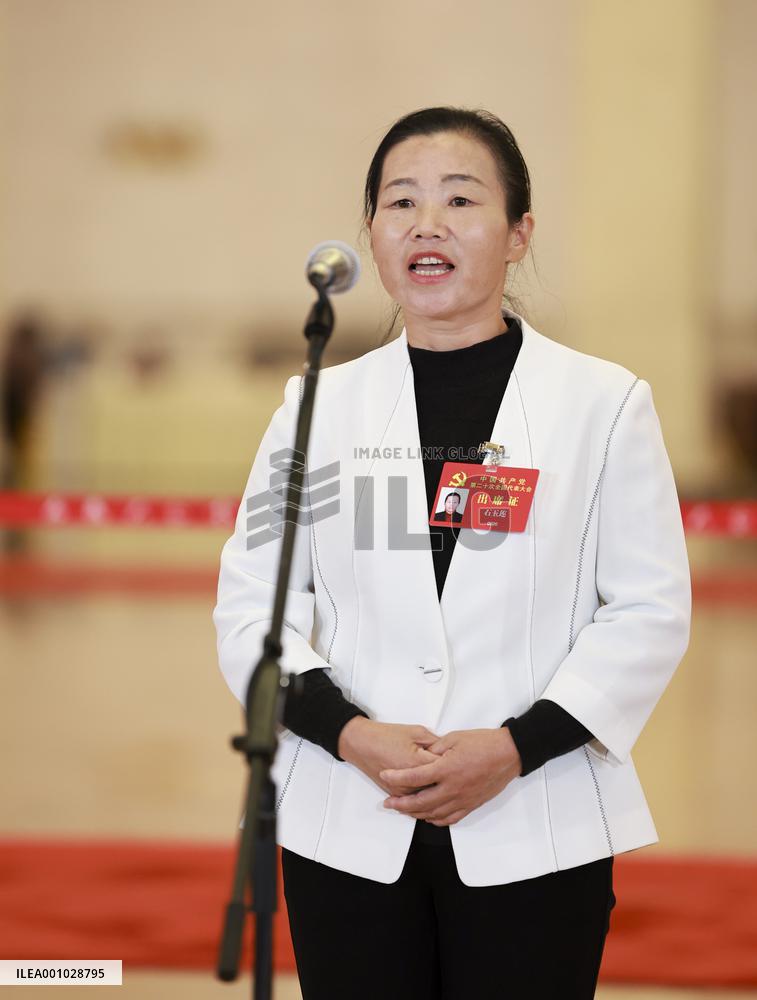 (CPC Congress)CHINA-BEIJING-CPC NATIONAL CONGRESS-DELEGATES-INTERVIEW (CN)