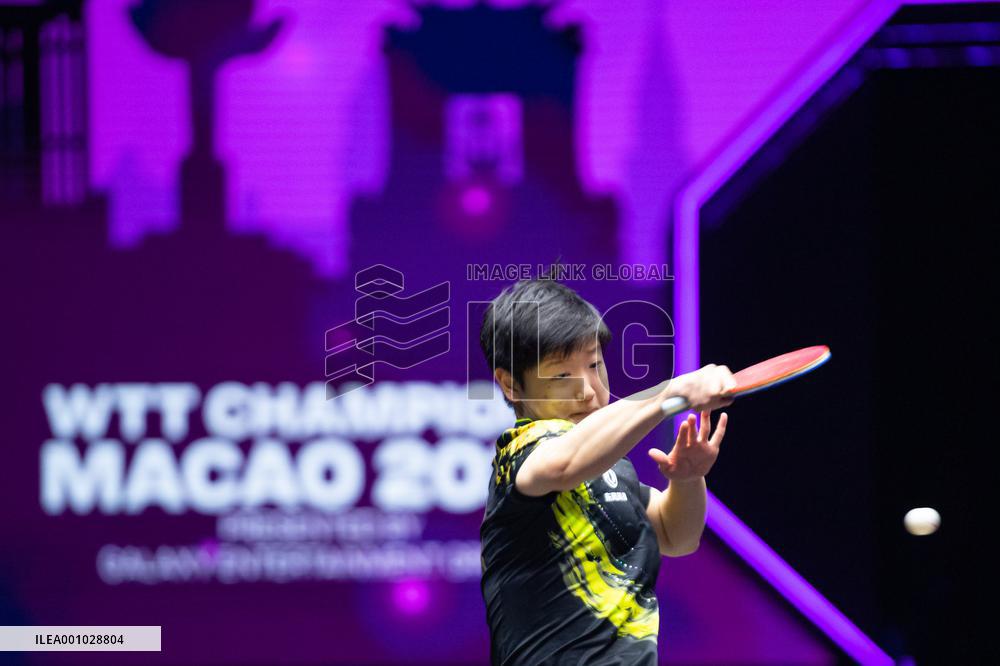 (SP)CHINA-MACAO-TABLE TENNIS-WTT CHAMPIONS-WOMEN'S SINGLES-QUARTERFINAL (CN)