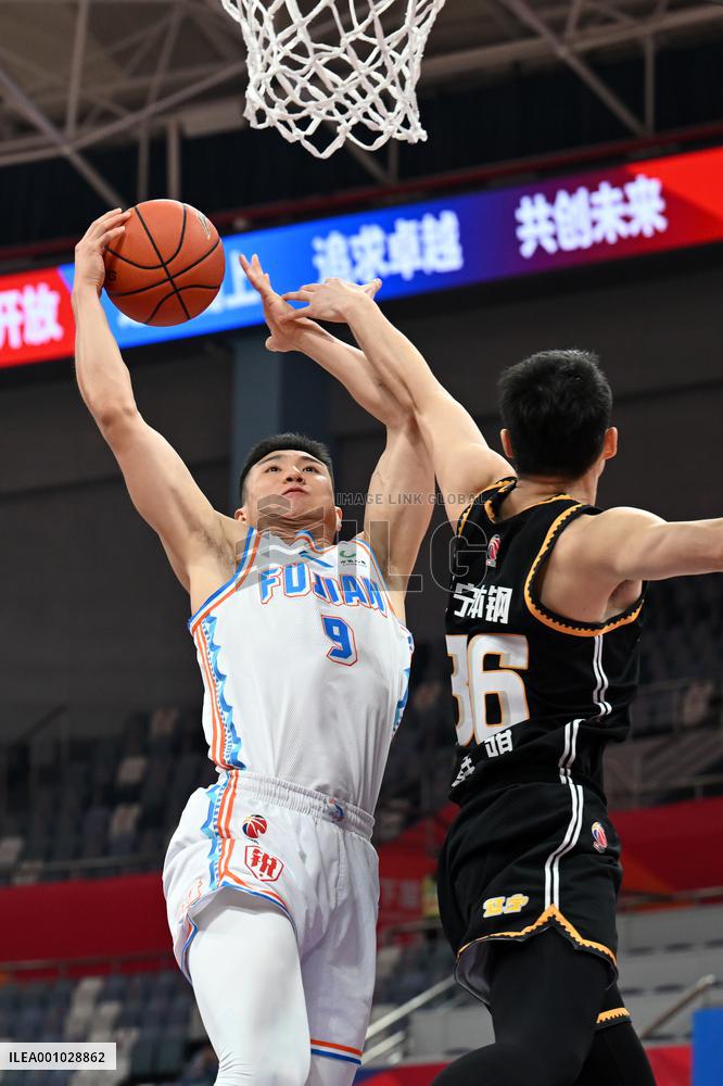 (SP)CHINA-HANGZHOU-BASKETBALL-CBA LEAGUE-FUJIAN VS LIAONING (CN)