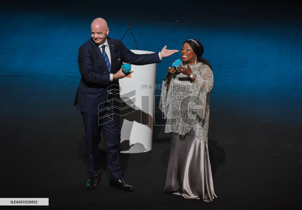 (SP)NEW ZEALAND-AUCKLAND-FOOTBALL-2023 FIFA WOMEN'S WORLD CUP-DRAW