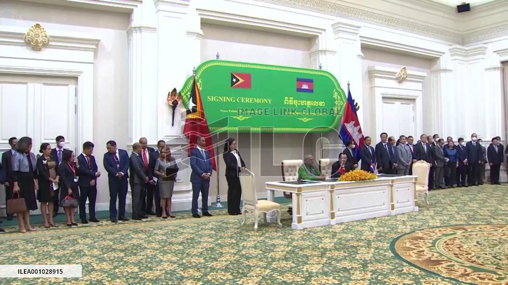 Cambodia, Timor-Leste sign deals to boost bilateral ties
