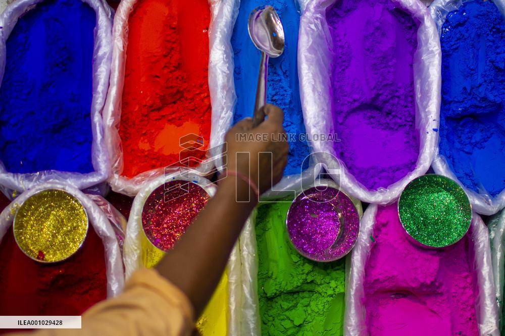 NEPAL-KATHMANDU-TIHAR-MARKET