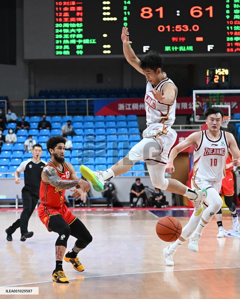 (SP)CHINA-HANGZHOU-BASKETBALL-CBA LEAGUE-ZHEJIANG VS SHENZHEN (CN)