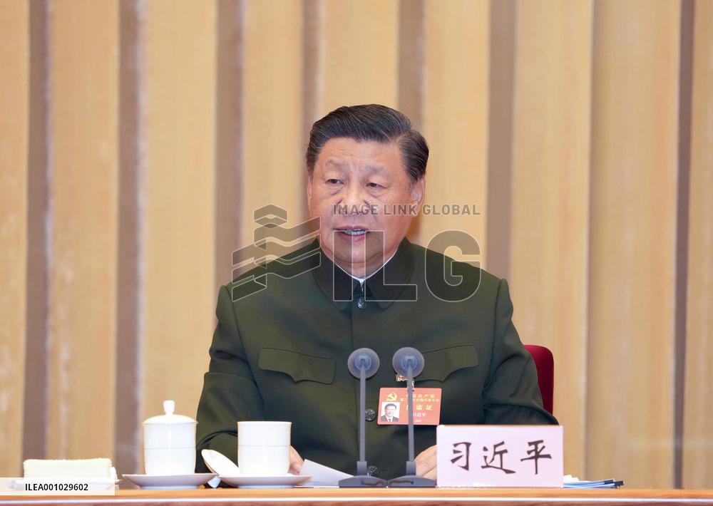 CHINA-BEIJING-XI JINPING-LEADING MILITARY CADRES-MEETING (CN)