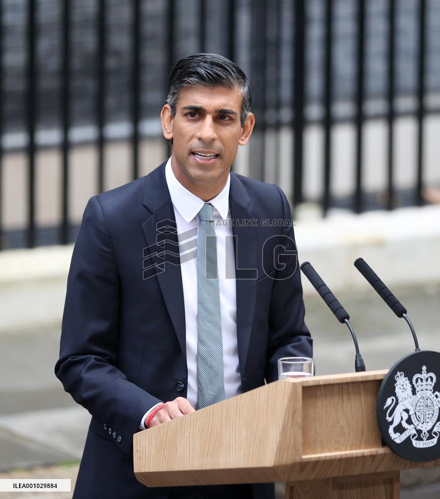 BRITAIN-LONDON-NEW PM-FIRST ADDRESS