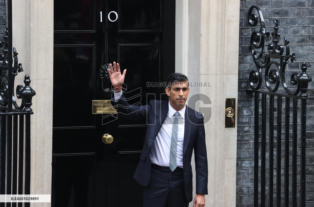 BRITAIN-LONDON-NEW PM-FIRST ADDRESS