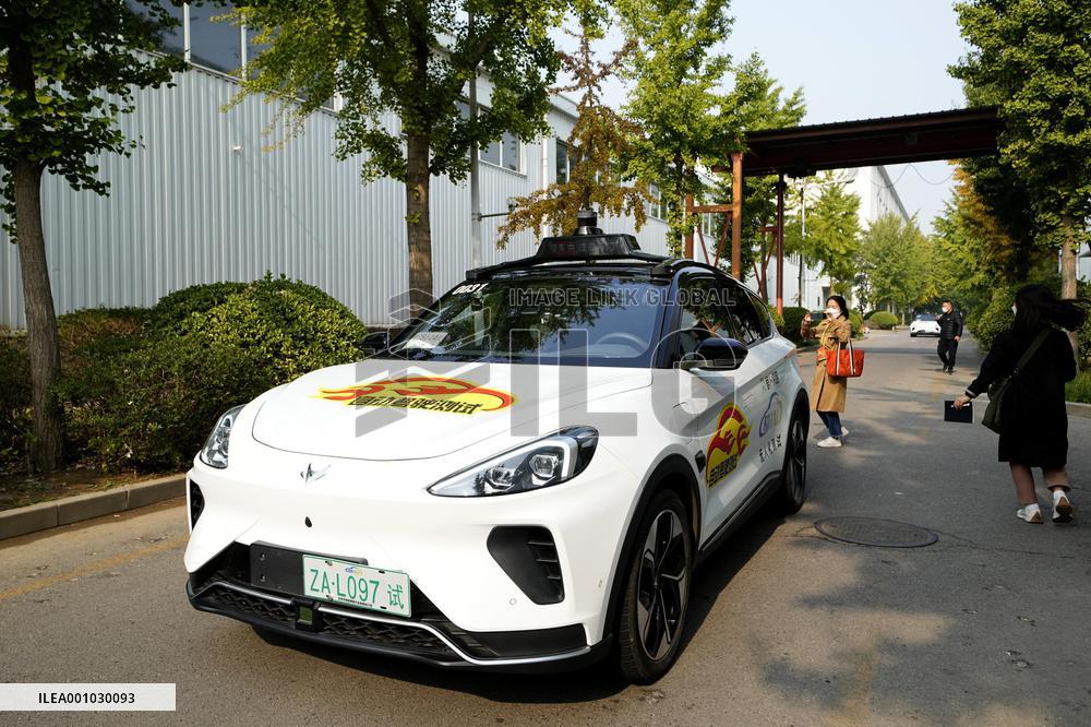 Self-driving taxi of Baidu
