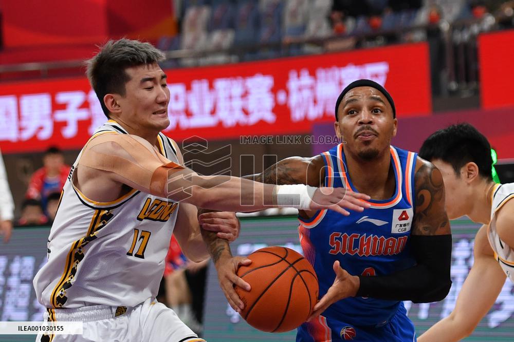 (SP)CHINA-HANGZHOU-BASKETBALL-CBA LEAGUE-ZHEJIANG VS SICHUAN (CN)