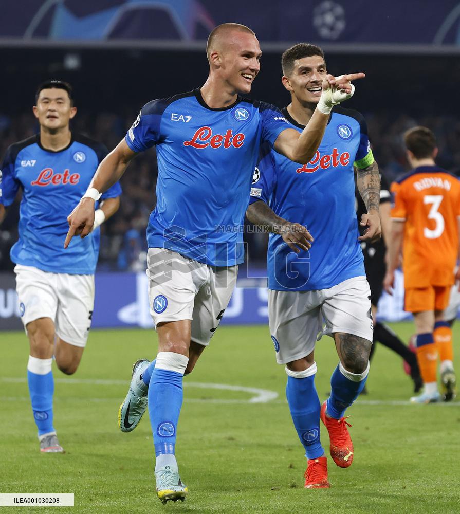 (SP)ITALY-NAPLES-FOOTBALL-UEFA CHAMPIONS LEAGUE-GROUP A-NAPOLI VS RANGERS FC