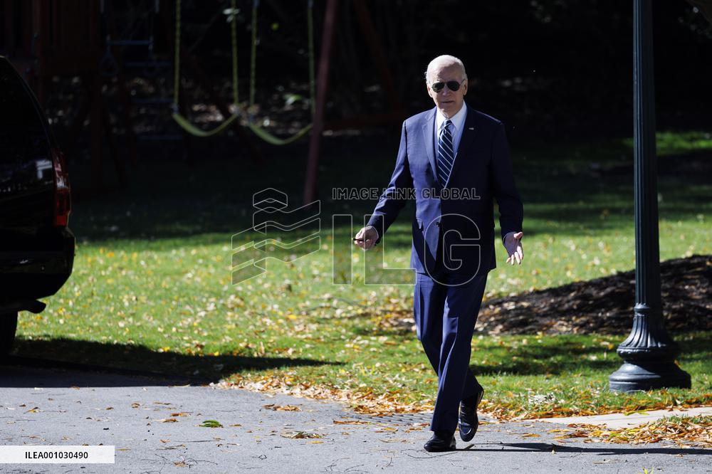 U.S.-WASHINGTON, D.C.-BIDEN-FOUR-YEAR ANNIVERSARY-SYNAGOGUE SHOOTING