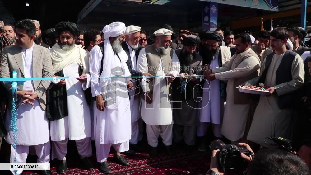 Local products exhibition held in western Afghan city