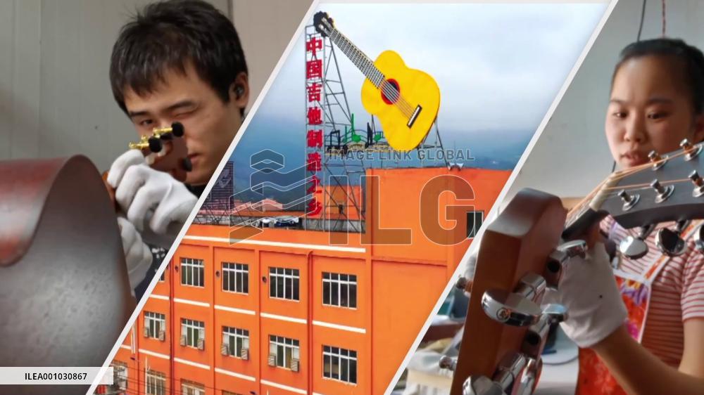 Guitar-making industry drives growth in SW China's mountainous county