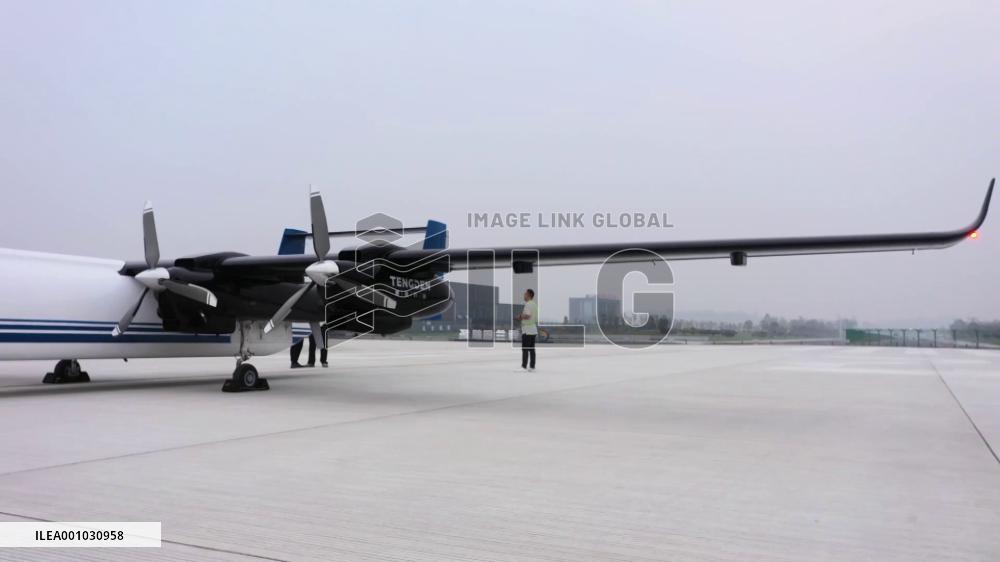 China's homegrown four-engine large-size drone conducts maiden flight